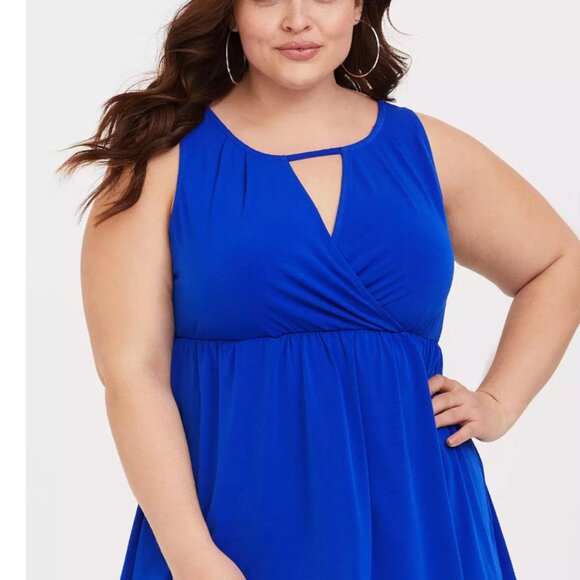 Torrid peplum top size 0 - Picture 2 of 3